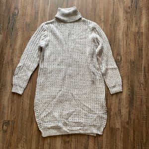 Grey Chunky Sweater Dress Sz. Large *like new*